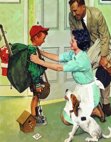 Norman Rockwell Family Return Paint By Numbers