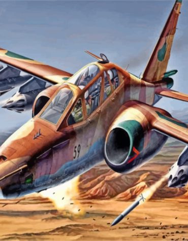 Convair B 58 Military Aircraft Paint By Numbers