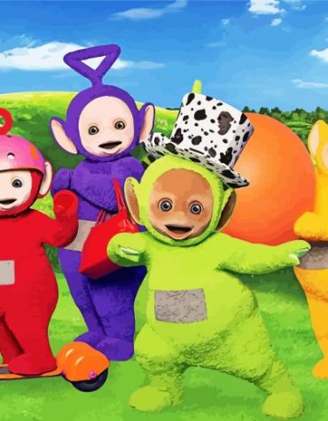 Teletubbies Animation Paint By Numbers