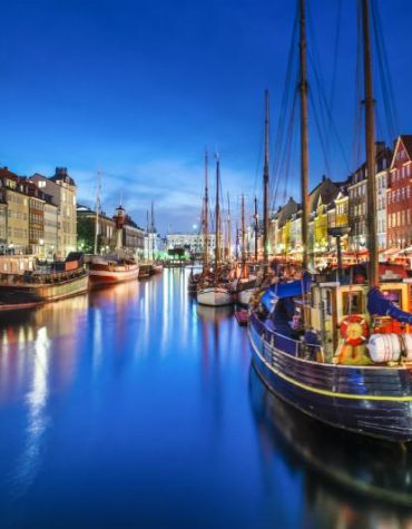 Copenhagen Nightscape Paint By Numbers