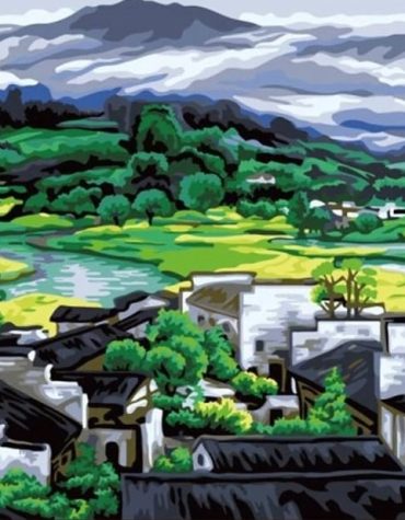 Mountain Landscape Paint By Numbers