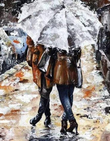 Romantic Rainy Day Paint By Numbers