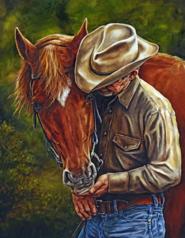 Cowboy Wildlife Paint By Numbers