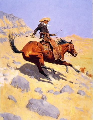 Cowboy Riding Horse Paint By Numbers