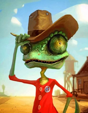 Rango Cowboy Adventure Paint By Numbers