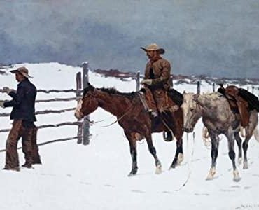 Cowboy Winter Scene Paint By Numbers