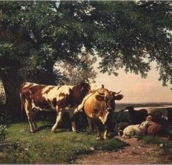 Cows in Nature Landscapes Paint By Numbers