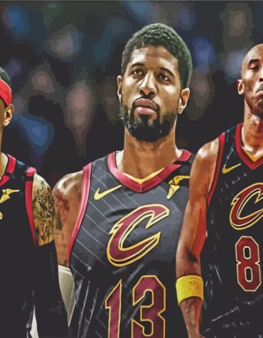 Cavaliers Basketball Legends Paint By Numbers