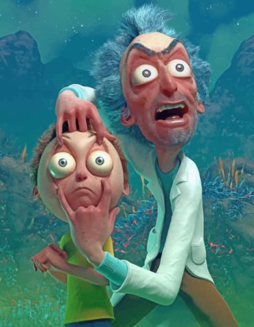 Crazy Rick and Morty Adventure Paint By Numbers