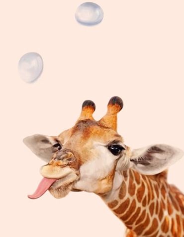 Beautiful Giraffe Animal Paint By Numbers