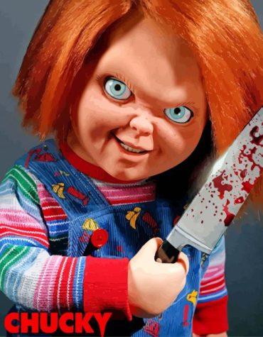 Creepy Chucky Horror Paint By Numbers