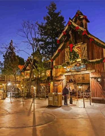 Disneyland Critter Country Night Paint By Numbers