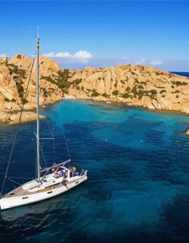 Scenic Sardinia Cruising Paint By Numbers