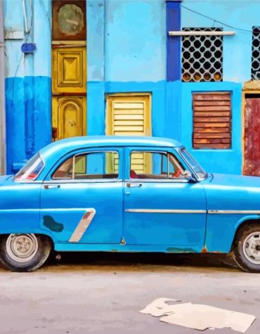 Cuba Blue Vehicle Paint By Numbers