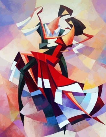 Cubist Flamenco Dance Paint By Numbers