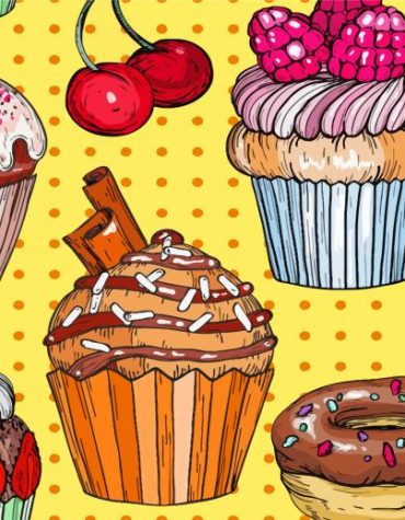 Cupcake Delight Paint By Numbers