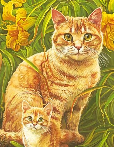 Cute Kitten Fun Paint By Numbers