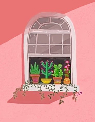 Plant Window View Paint By Numbers