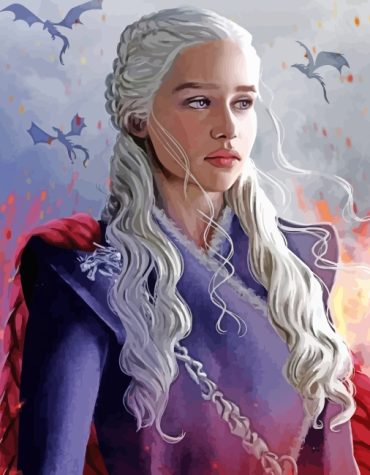 Daenerys Targaryen Portrait Paint By Numbers