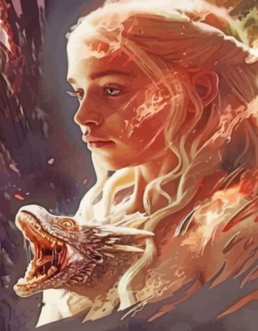 Daenerys Targaryen GOT Paint By Numbers