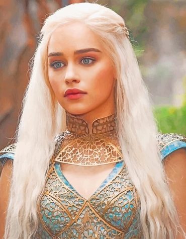 Daenerys Khaleesi Beauty Paint By Numbers