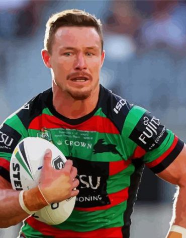 Damien Cook Rugby Legend Paint By Numbers