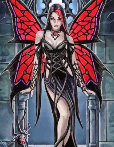 Dark Fairy Fantasy Paint By Numbers