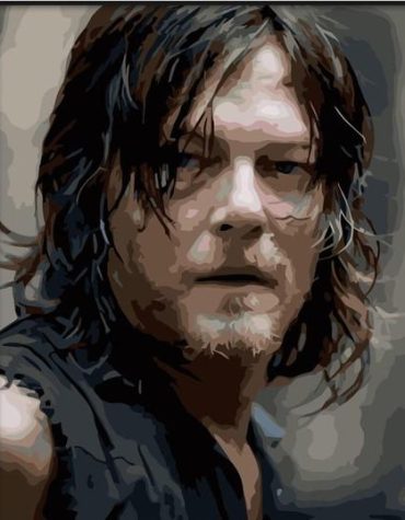 The Walking Dead Daryl Dixon Paint By Numbers