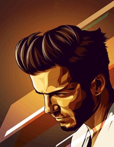 David Beckham Football Star Paint By Numbers