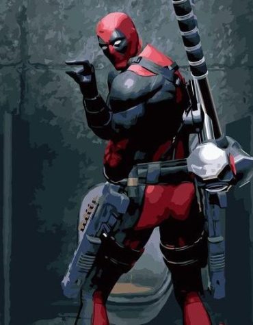 Deadpool Movie Fun Paint By Numbers
