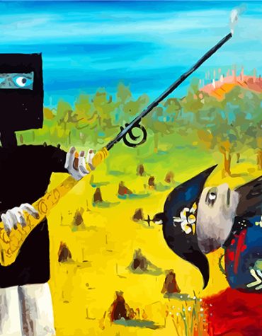 Sergeant Kennedy and Ned Kelly Paint By Numbers