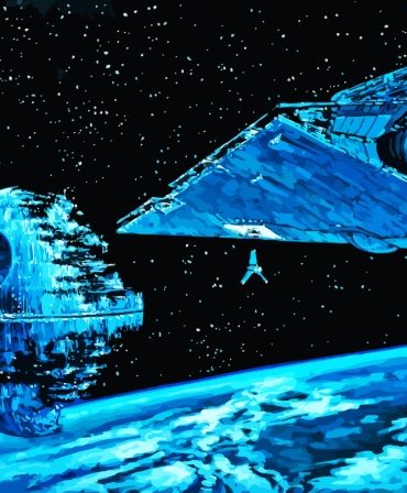 Death Star Galactic Adventure Paint By Numbers