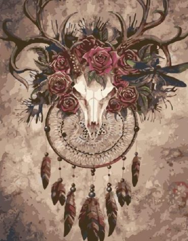 Antlered Deer Dream Paint By Numbers