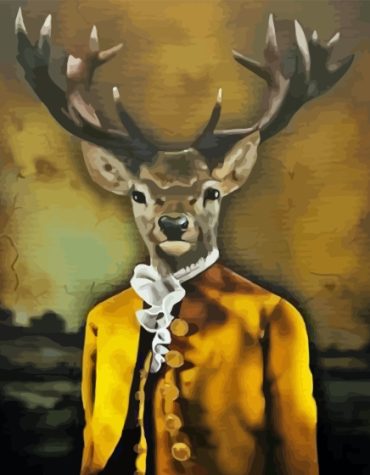 Deer In Suite Paint By Numbers