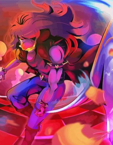 Susie from Deltarune Paint By Numbers