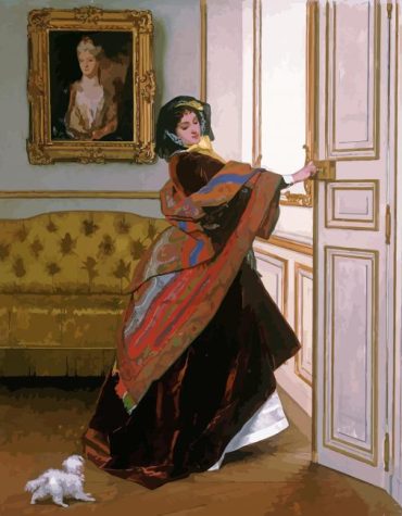 Alfred Stevens Vintage Ladies Paint By Numbers