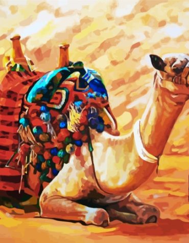 Desert Camel Animals Paint By Numbers