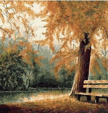 Autumn Garden Scene Paint By Numbers