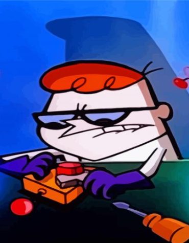 Dexters Laboratory Animation Paint By Numbers