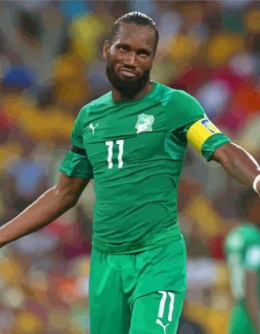 Didier Drogba Football Legend Paint By Numbers
