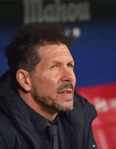 Diego Simeone Football Manager Paint By Numbers