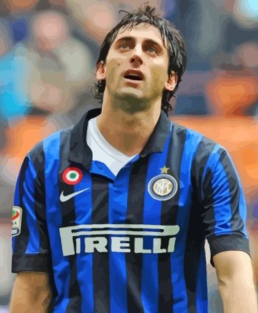 Diego Milito Football Legend Paint By Numbers