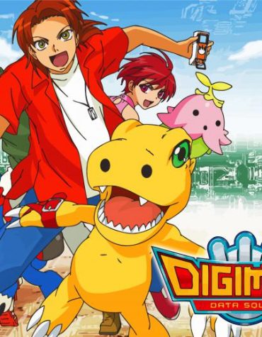 Digimon Adventure Agumon Paint By Numbers