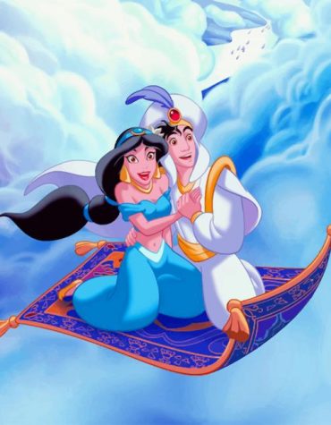 Aladdin and Jasmine Magic Paint By Numbers