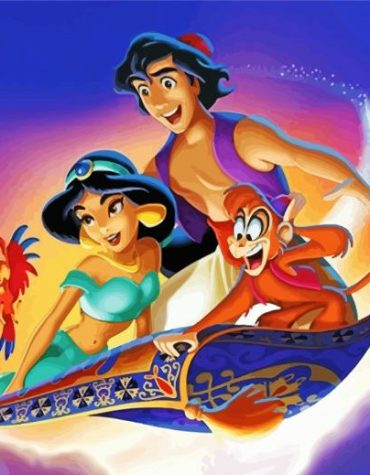 Disney Aladdin Magic Paint By Numbers