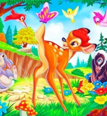 Bambi and Friends Disney Paint By Numbers