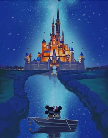 Disney Castle Fantasy Paint By Numbers
