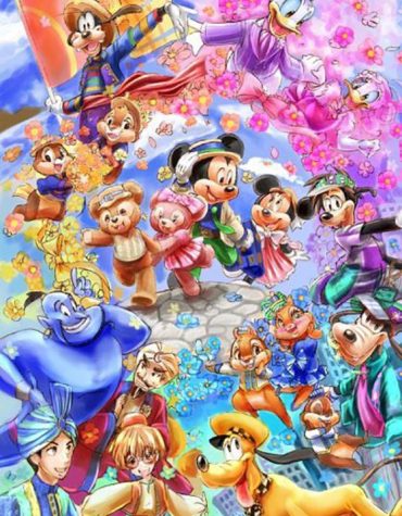 Disney Cartoon Animation Paint By Numbers