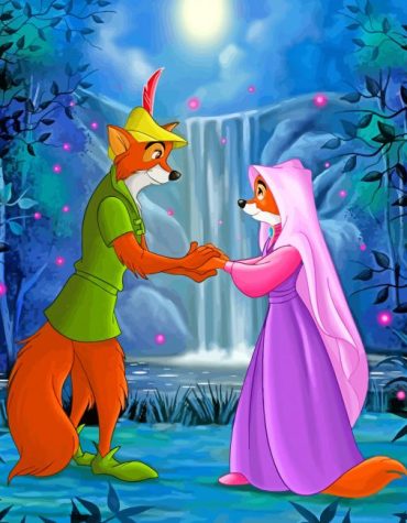 Lady Marian and Robin Classic Paint By Numbers