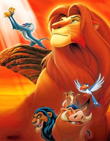 Disney Lion King Adventure Paint By Numbers